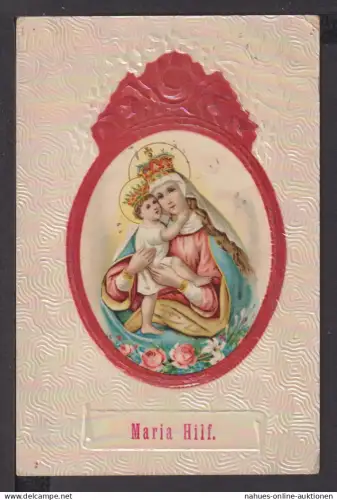 Ansichtskarte Religion Glaube Maria Hilf tolle Prägekarte Reuth Bayern München