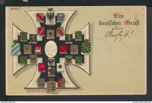 Ansichtskarte Rothsürben Żórawina Ostgebiete Polen Schlesien Wappen Thalheim