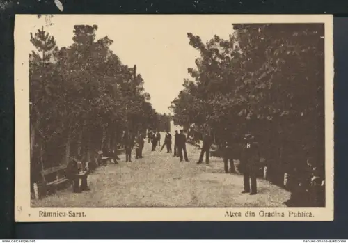 Ansichtskarte Râmnicu Rumänien Allee Feldpost Heidelberg Baden-Württemberg