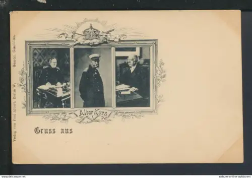 Olitik Monarchie Kaiser Ansichtskarte Alter Kurs Verlag Paul Albert Berlin
