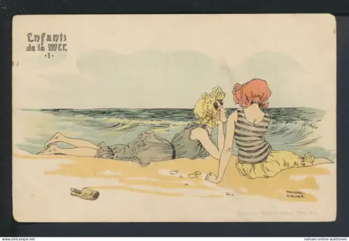 Rapahel Kirchner selt. Künstler Ansichtskarte Christoph Reissert Söhne Wien V /1