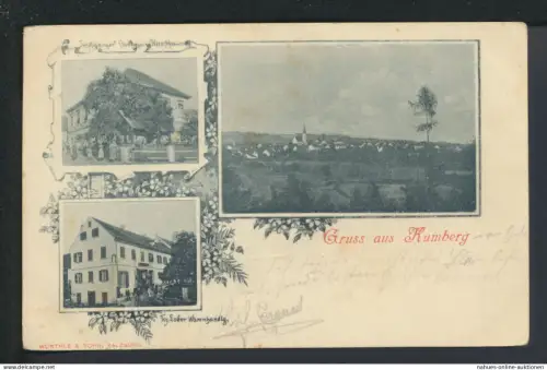 Jugendstil Ansichtskarte Kumberg Steiermark Österreich Graz