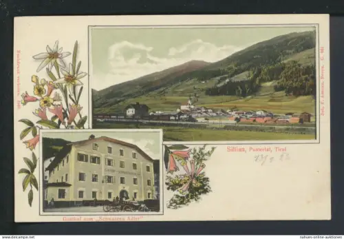 Ansichtskarte Silian Pustertal Tirol Österreich Gasthof Zum Schwarzen Adler