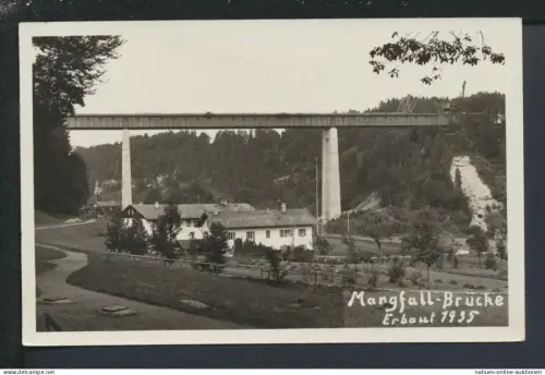 Ansichtskarte Mangfallbrücke Bayern Mainz Rheinland-Pfalz