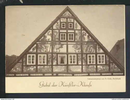 Ansichtskarte Schwalenberg Lippe NRW Gasthof Künstler-Klause Amelinghausen