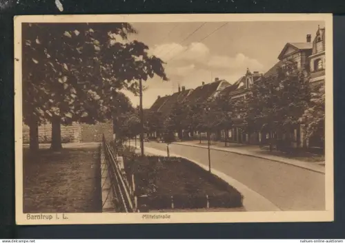 Ansichtskarte Barntrup Lippe NRW Mittelstraße Bielefeld