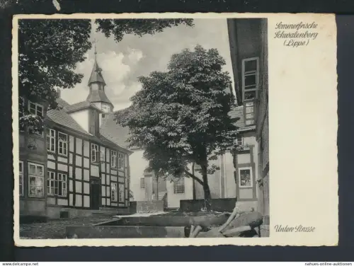 Ansichtskarte Schwalenberg Lippe NRW Untere Strasse