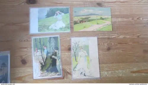 Mailick Künstler Ansichtskarten aus Nachlass Sammlung gutes Lot von 8 Ak oft