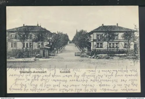 Ansichtskarte Deutsch-Avricourt Frankreich Kolonie 1916