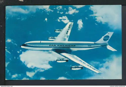 Ansichtskarte Flugzeug Reklame Pan American Jet Clipper