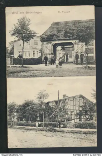 Ansichtskarte Bodenhagen Bagicz Ostgebiete Polen Pommern Ruhlsdorf Brandenburg