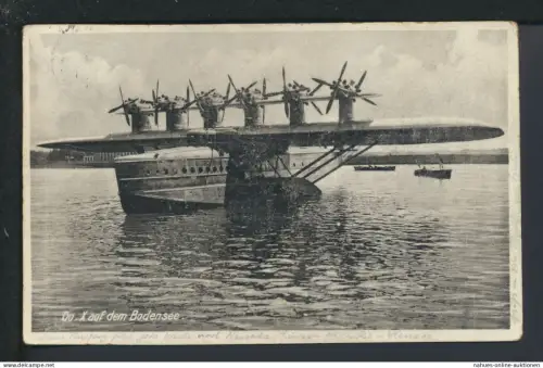 Ansichtskarte Flugpost Dornier Flugboot Großflugschiff Do X Deutsches Reich