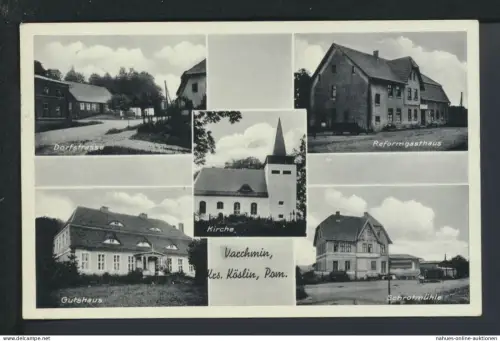Ansichtskarte Varchmin Wierzchomino Köslin Koszalin Ostgebiete Polen Pommern