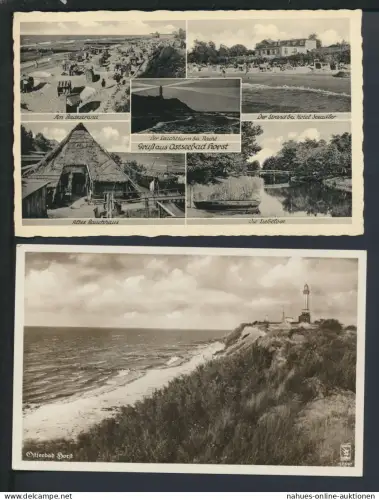 Ansichtskarte Ostseebad Horst Ostgebiete Polen Pommern Lot aus 2 Karten