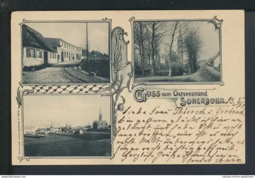 Ansichtskarte Sorenbohm Sarbinowo Kr. Köslin Koszalin Ostgebiete Polen Pommern