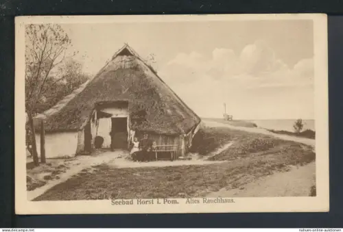 Ansichtskarte Horst Niechorze Ostgebiete Polen Pommern Freiberg Sachsen