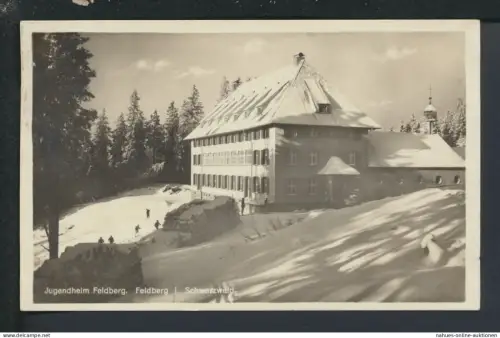 Bahnpost Ansichtskarte Feldberg Baden-Württemberg Titisee Seebrugg Zug 1942