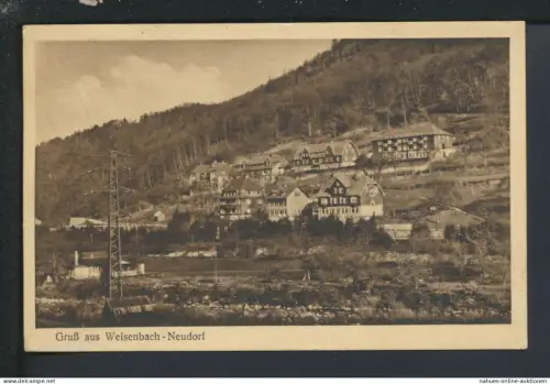 Bahnpost Ansichtskarte Weisenbach Baden-Württemberg Rastadt Freudenstadt Z. 1290
