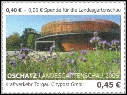 Kraftverkehr Torgau Citypost: MiNr. 8, "Landesgartenschau", Satz, pfr.