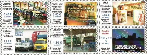 Dittmer: "Perleberger Museen", Satz, postfrisch