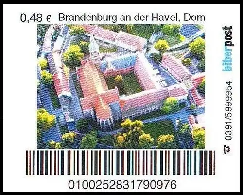 Biberpost: "Brandenburg an der Havel, Dom", Satz, postfrisch