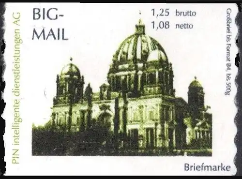 PIN AG: MiNr. 12, "Berliner Sehenswürdigkeiten: Dom", postfrisch