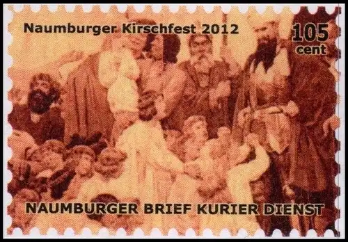 NBKD: MiNr. 14, "Naumburger Kirschfest 2012", Satz, postfrisch