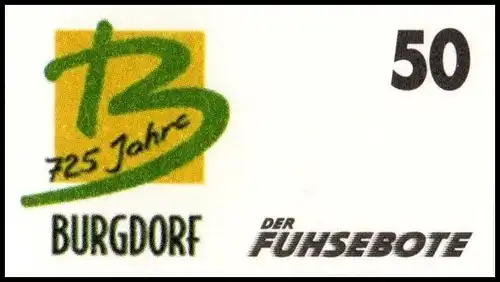 Fuhsebote: MiNr. 8, 12.06.2004, "725 Jahre Burgdorf", Satz, postfrisch