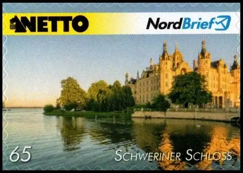 MZV: MiNr. 30, "NETTO - Burgen und Schlösser: Schwerin", Wert zu 0,65 EUR, pfr.