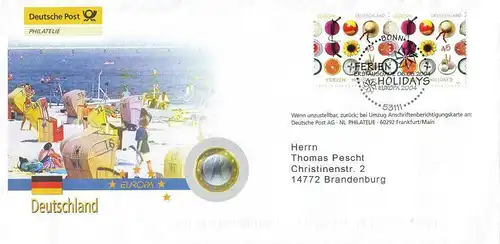 BRD: "Europa: Ferien", FDC (Umschlag), Sonderstempel