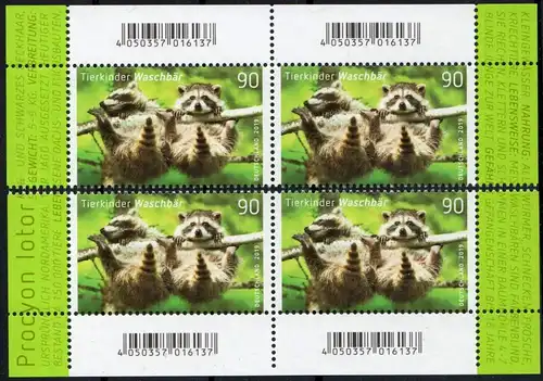 BRD: MiNr. 3434, "Tierbabys (XI)", ER, Codierung, pfr.