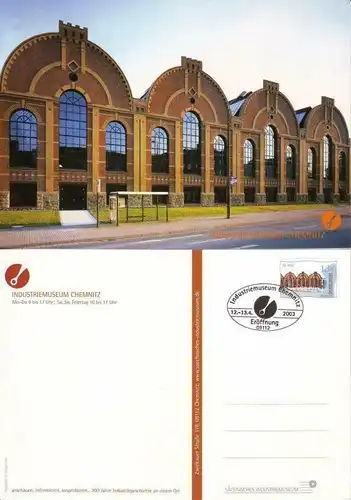 WVD: MiNr. 3, "Wahrzeichen der Stadt Chemnitz", Wert zu 1,30 EUR, SSt.