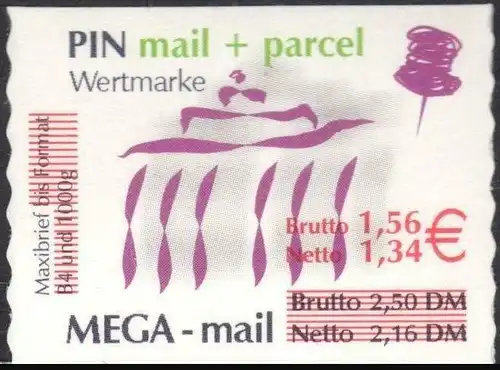PIN AG: MiNr. 8, "Brandenburger Tor, Berlin", postfrisch
