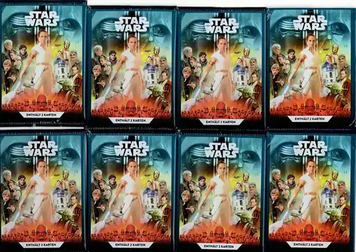 Sammelkarten: KAUFLAND "Star Wars", 8 Stück, Originalverpackung