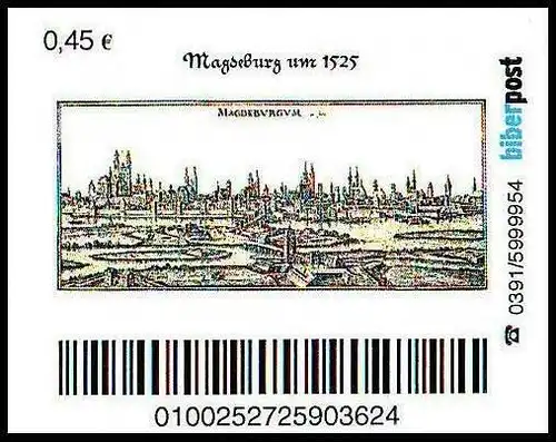 Biberpost: "Magdeburg um 1525", Satz, postfrisch