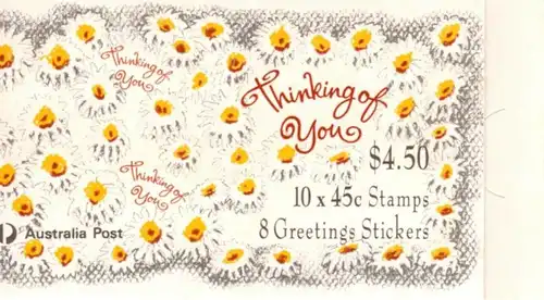 Australien: MH MiNr. 0-74 (MiNr. 1285 D), "Grußmarke (c)", postfrisch
