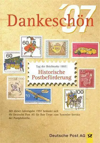 BRD: 1997, Jahresgabe für die Abonnenten des Sammler-Services