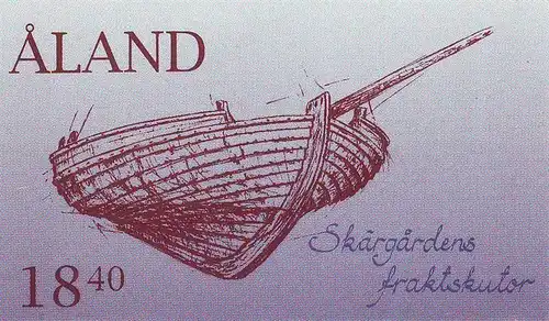 Aland: MH MiNr. 3 (MiNr. 95 - 98),  "Segelfrachter", postfrisch