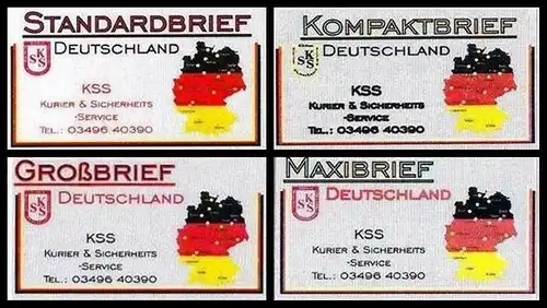 KSS GmbH: MiNr. , "Wertmarke Deutschland", Satz, pfr.