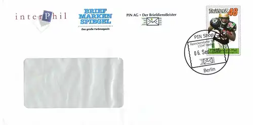 PIN AG: MiNr. UB ? a, 06.09.2005, "Briefmarkenbörse Berlin 2005", Ganzsache