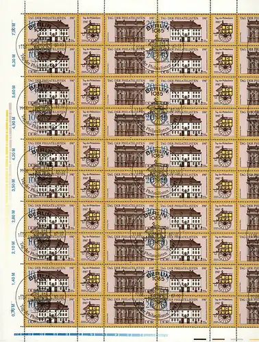 DDR: MiNr. 3118 - 3119 mit Plattenfehler 3119 I, "Tag der Philatelisten", ESSt.