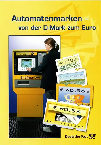 BRD: ATM MiNr. 3.2, 3.3, 4 und 5.1, EB 3/2002, postfrisch und ESSt.