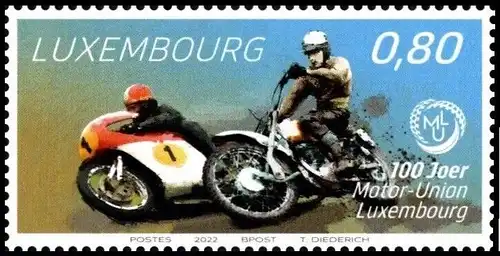 Luxemburg: MiNr. 2299, "Motor-Union Luxemburg", Satz, postfrisch