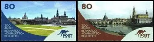 PostModern: "300 Jahre Canaletto Dresden", Satz, postfrisch