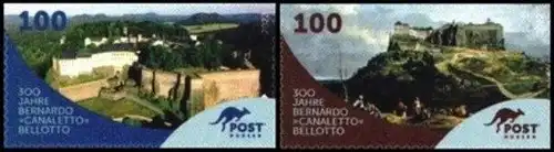 PostModern: "300 Jahre Canaletto Königstein", Satz, postfrisch