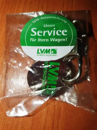 Schlüsselanhänger "LVM Versicherungen", Metall, neu