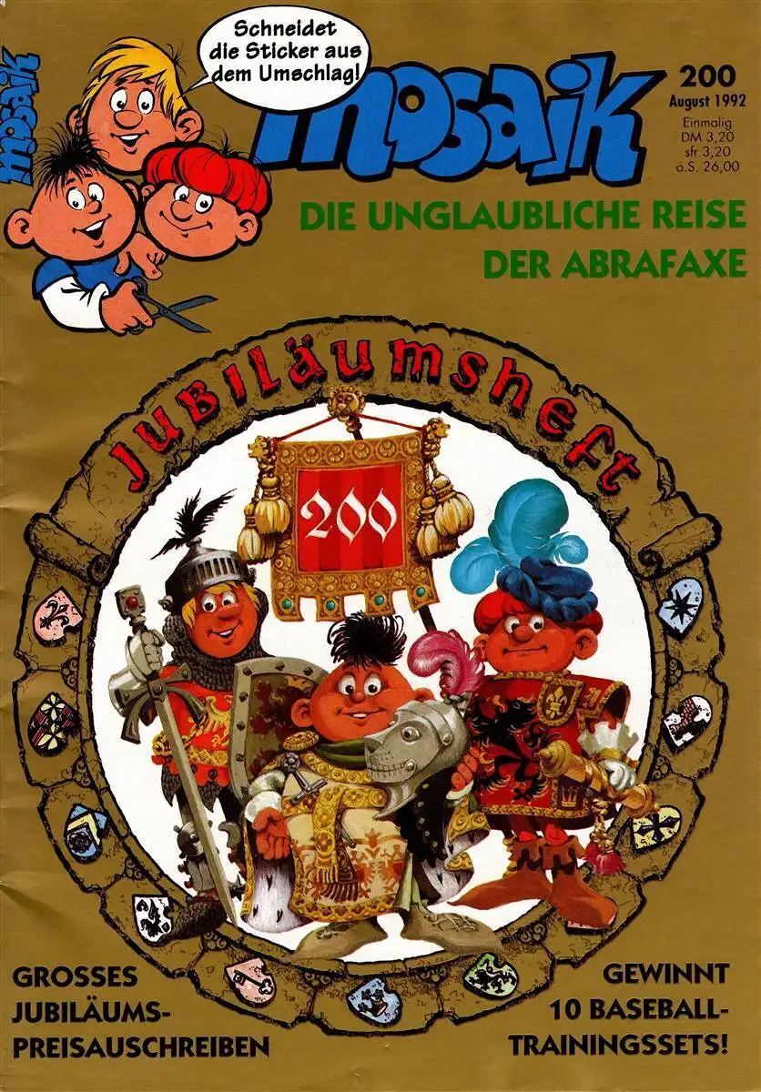 DDR: Zeitschrift "MOSAIK", 200 / 1992, gebraucht (vollständig)