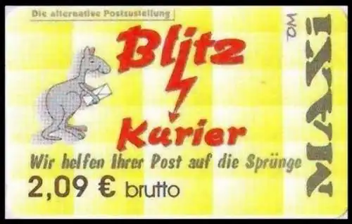 Blitz-Kurier: MiNr. 28, "4. Ausgabe", Wert zu 2,09 EUR, postfrisch