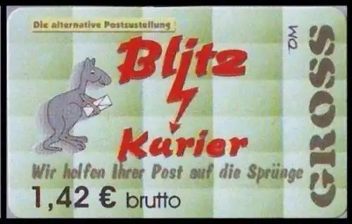 Blitz-Kurier: MiNr. 27, "4. Ausgabe", Wert zu 1,42 EUR, postfrisch