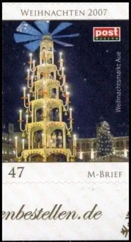 WVD: MiNr. 54, "Weihnachtsmarkt Aue", postfrisch